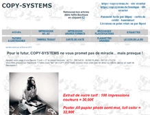 Tablet Screenshot of copysystems.be