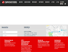Tablet Screenshot of copysystems.com.br